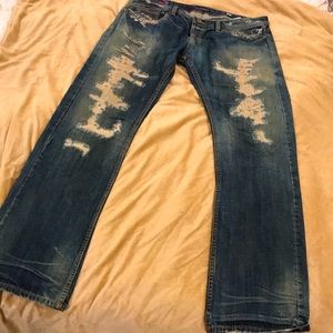 Used never washed only dry cleaned “CULT OF INDVIDUAL” 36/w 34/l asking $100 obo